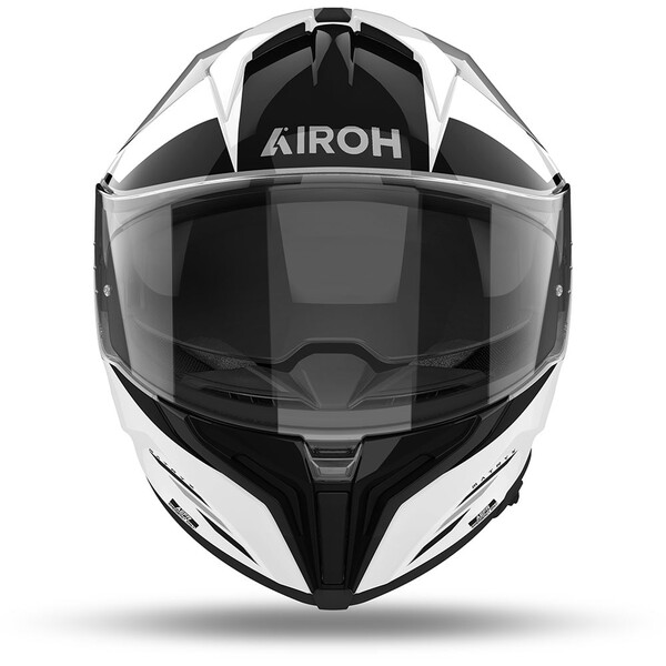 Airoh - Casque Matryx Thron Blanc brillant / Noir / Gris