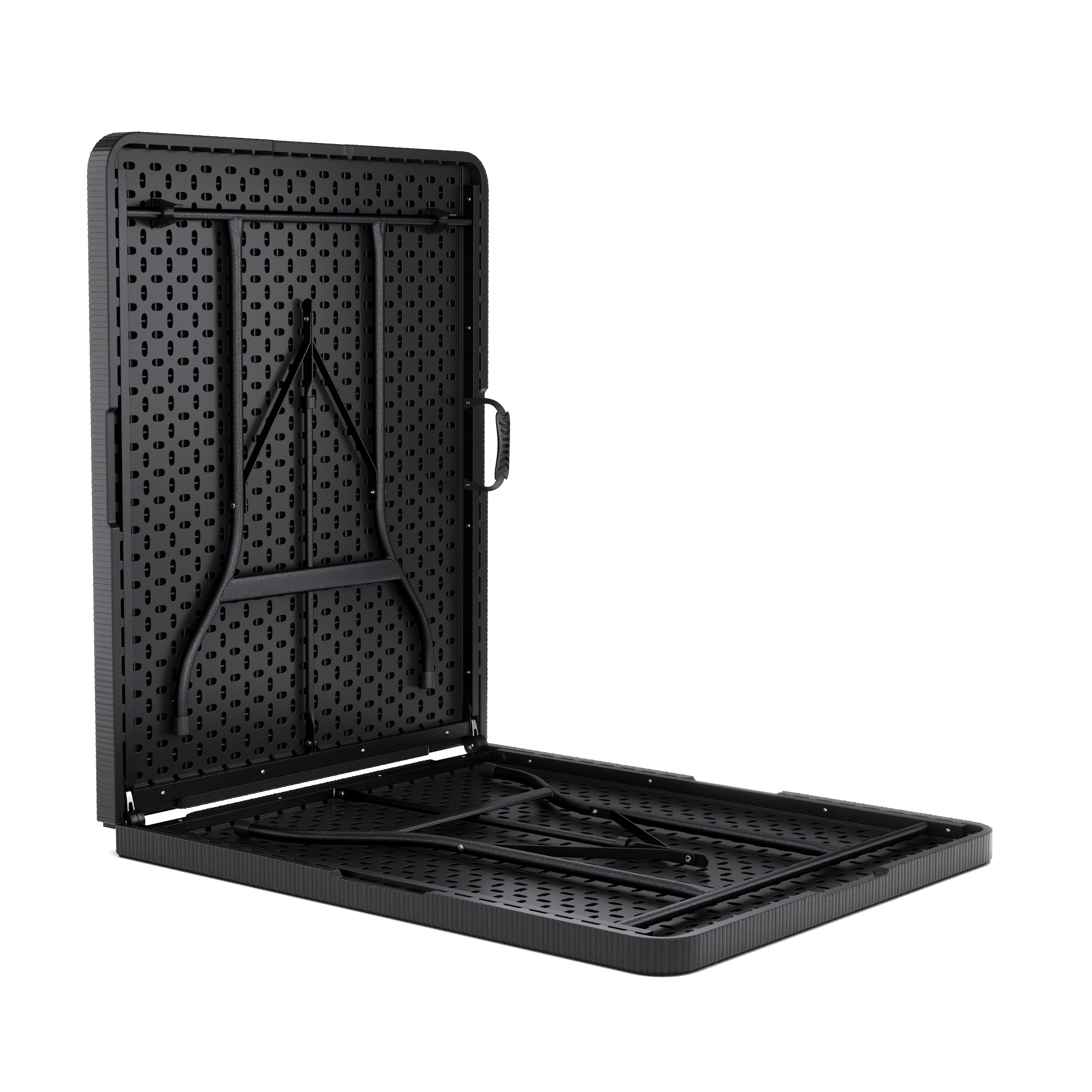 Campingtisch klappbar 180 x 75 cm Rattanoptik