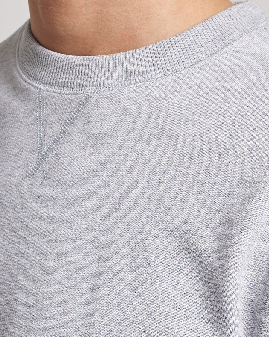 Stenströms Cotton Collage Crew Neck Grey Melange