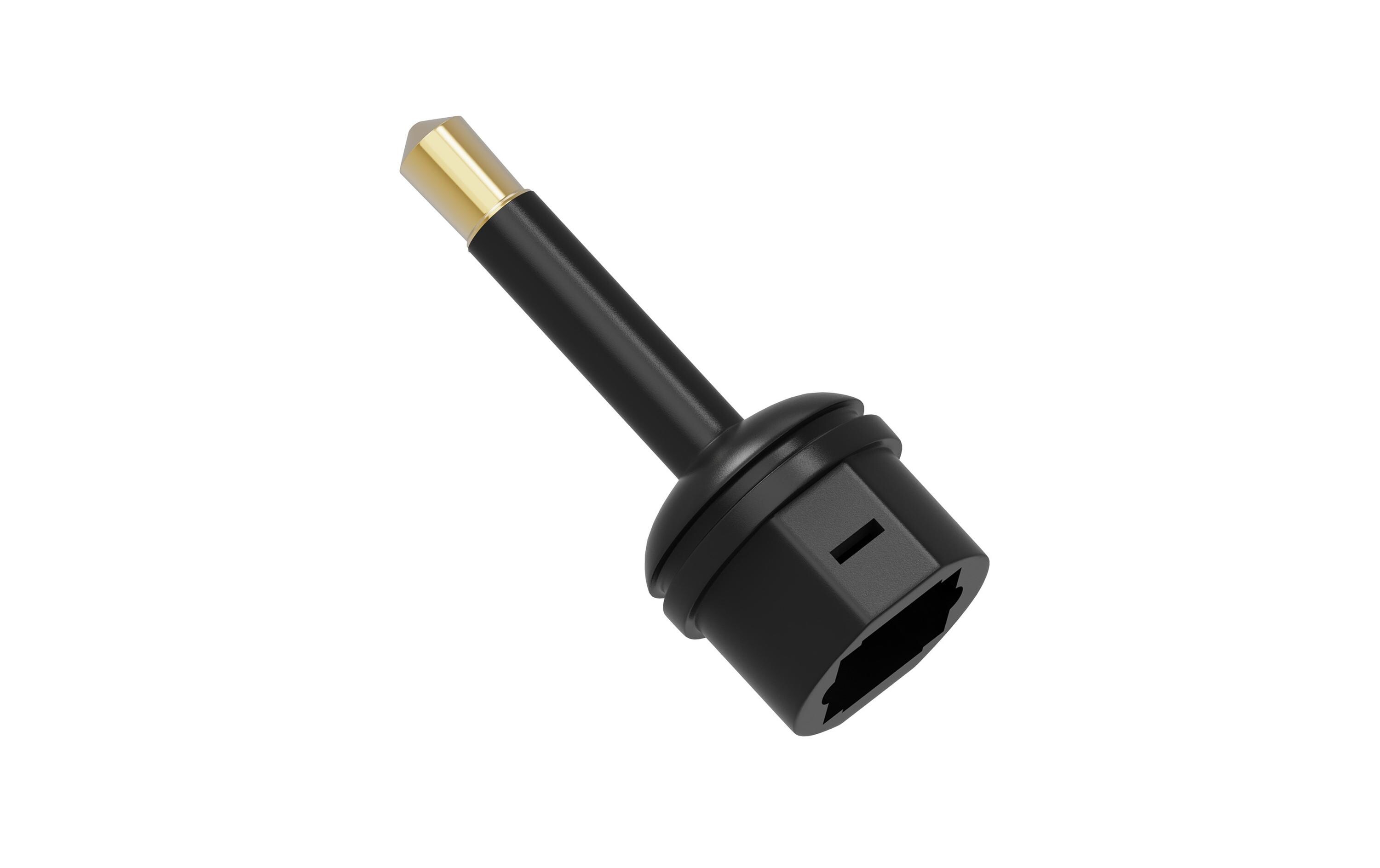 Audio-Adapter 3.5 mm Klinke - ToslinkAudio Adapter 3.5 mm Optical Stecker auf Toslink Buchse