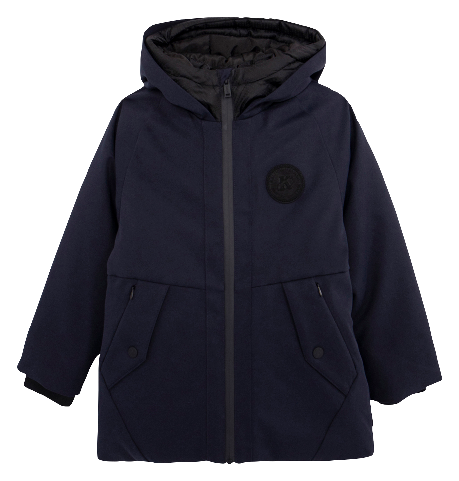 Parka col montant 2 en 1 | Bleu