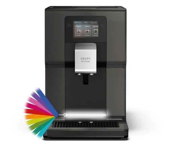 [OUTLET] - Krups Intuition Preference EA872B10 - Automatisk kaffemaskine med mælkeskummer - 15 bar - antracit