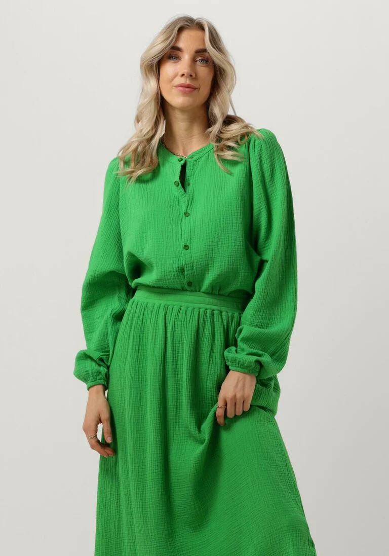 PENN & INK groene penn & ink blouse s23t905