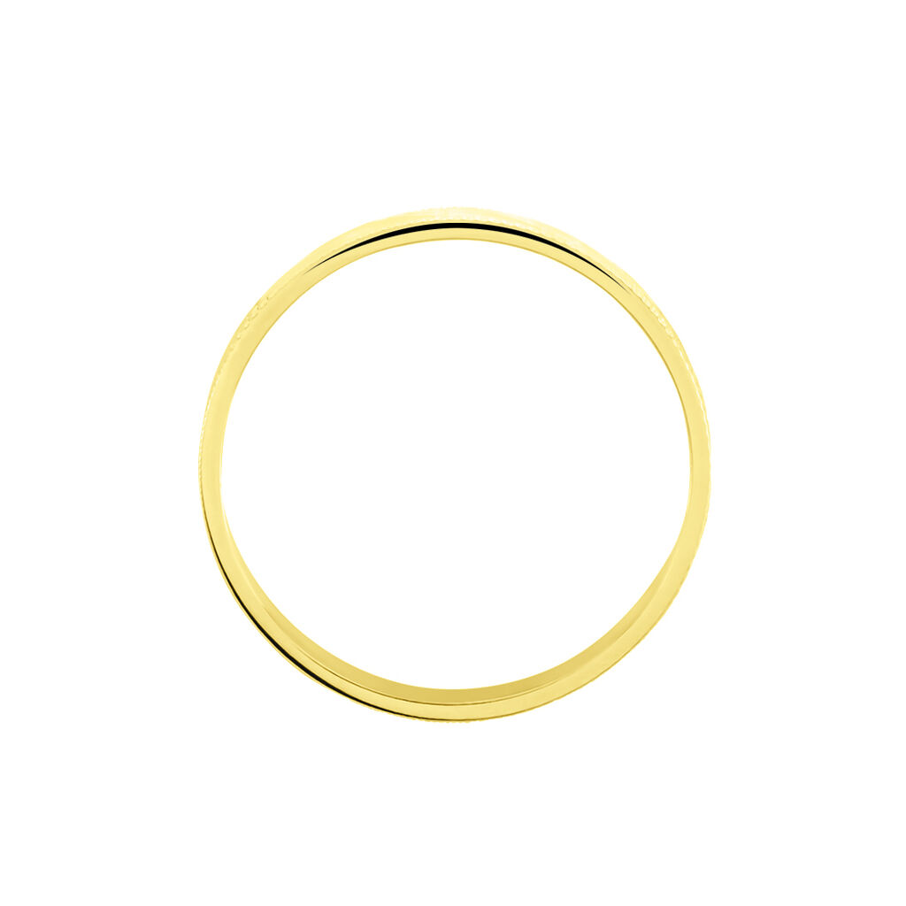 Alliance Eucleia Fantaisie Ruban Plat Or Jaune