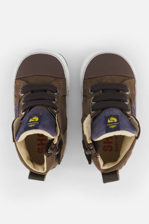 Shoesme Babyschoenen groen Leer