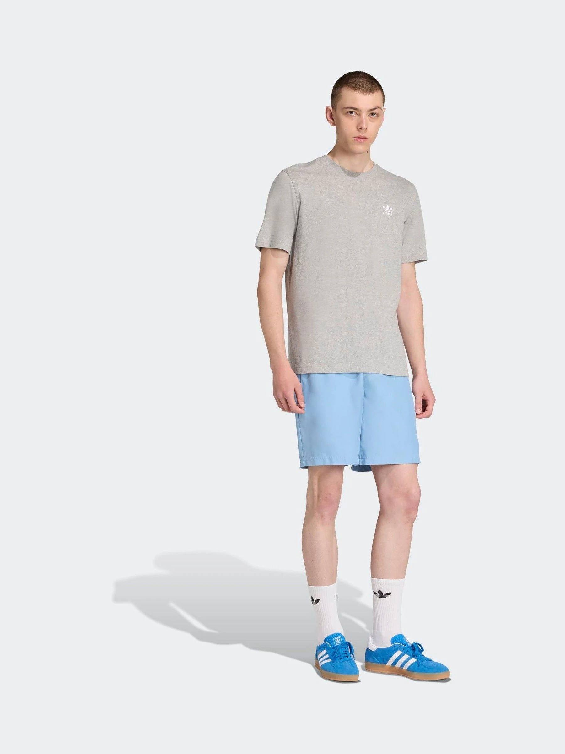 Blauw - adidas Adic 8 Inch zwembroek