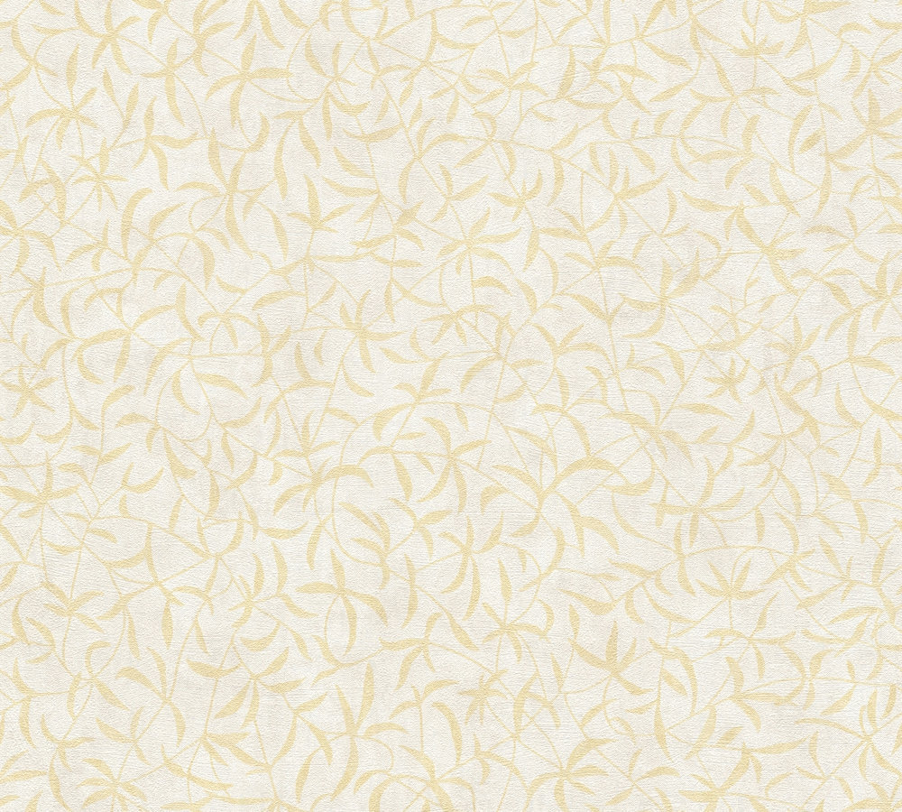 A.S. Creation Vliestapete - creme - floral - 10 Meter