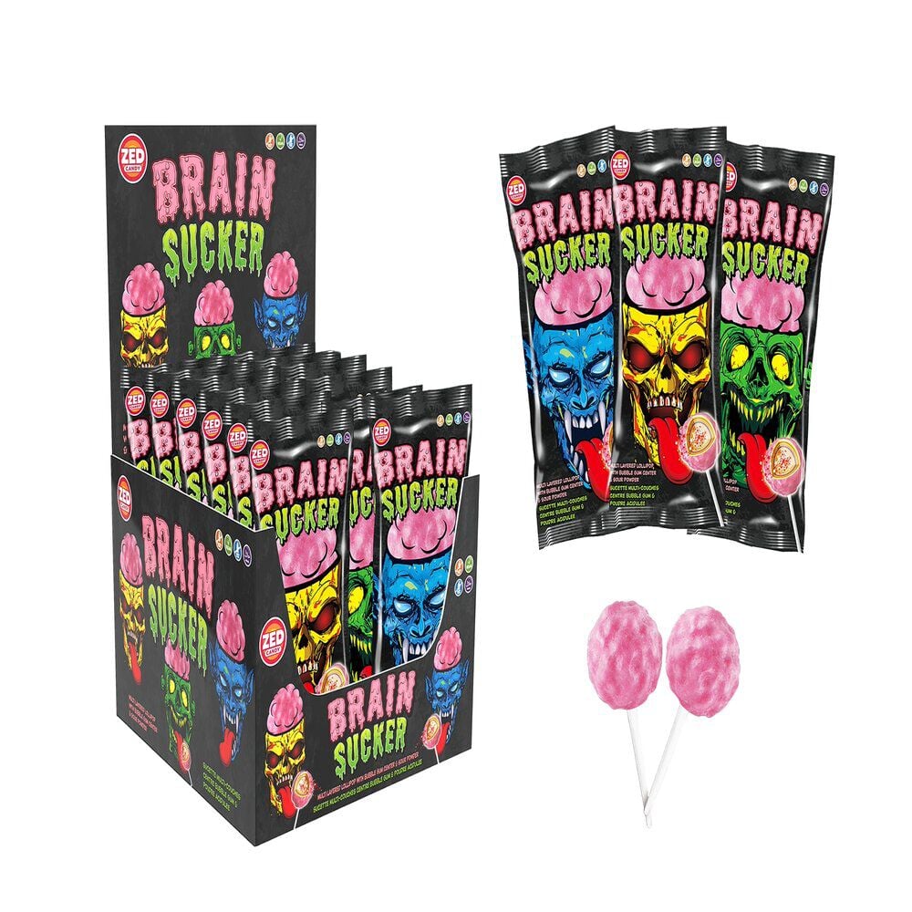 Bonbon Halloween sucette bubble gum