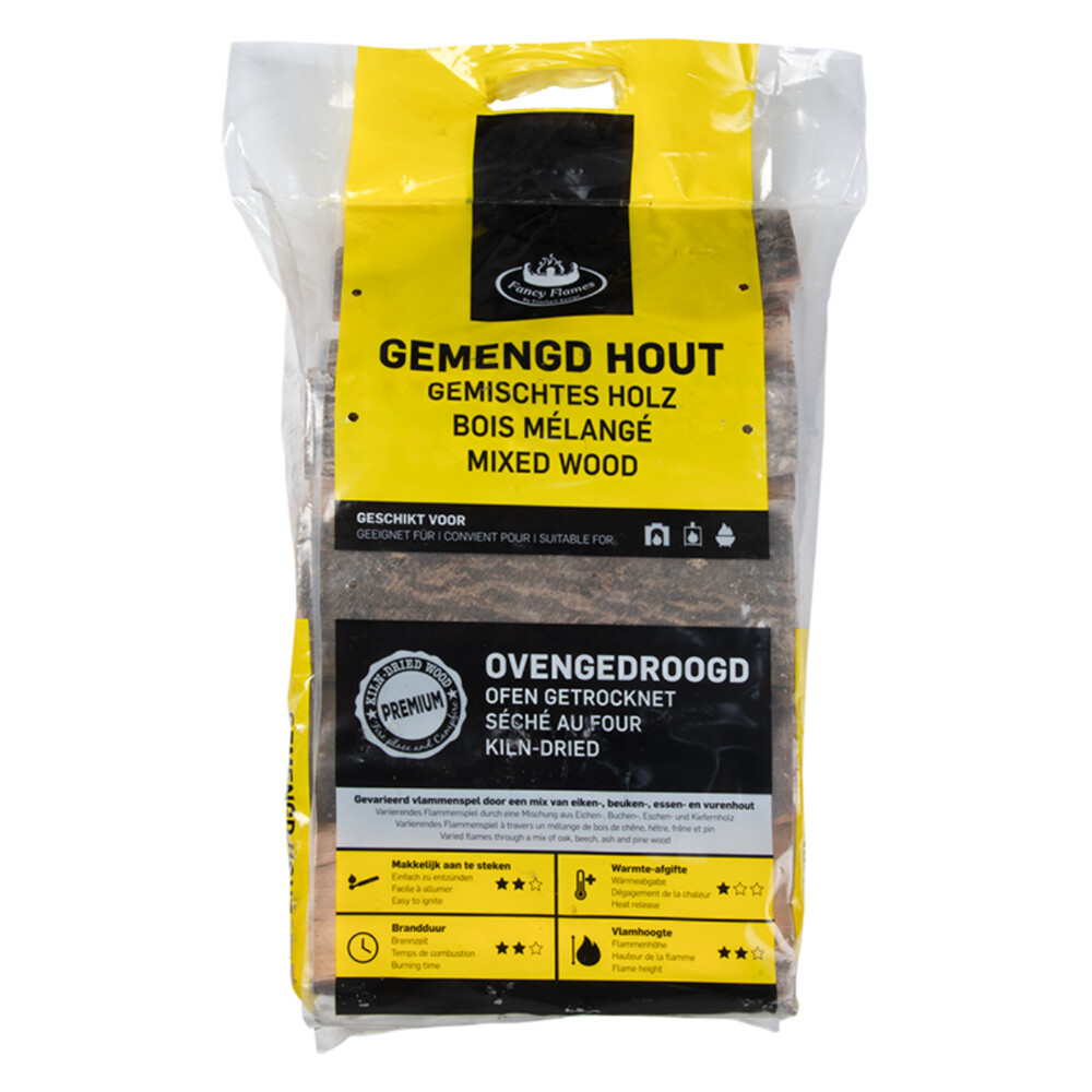 Esschert Design Ovengedroogd Gemengd Haardhout Bruin