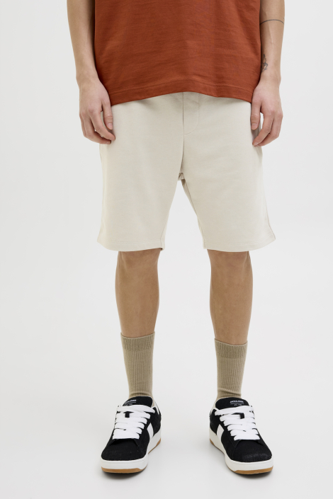 Jack & Jones beige heren korte broek