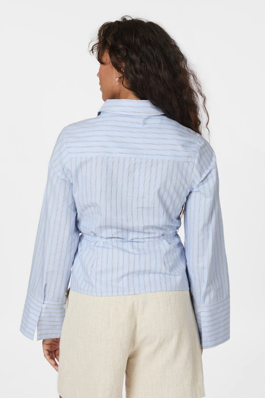 Neo Noir Clarida Stripe Shirt 164934