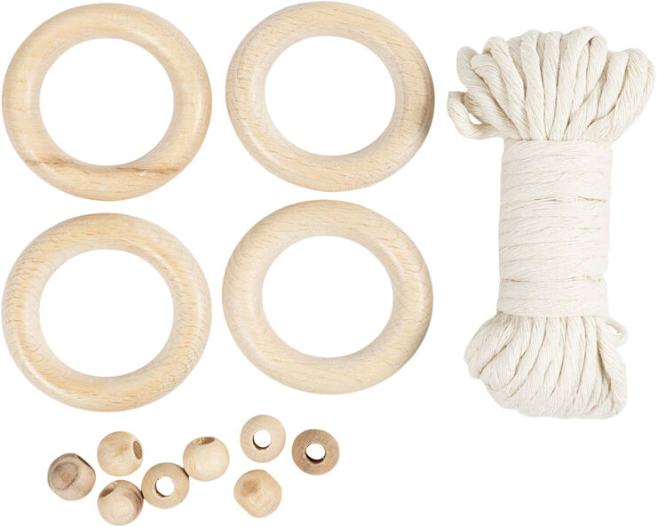 Creativ Company Mini DIY Kit Macramé, Servietring
