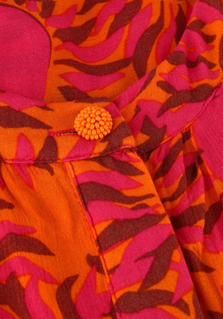 HARPER & YVE oranje harper & yve mini jurk mae-dr