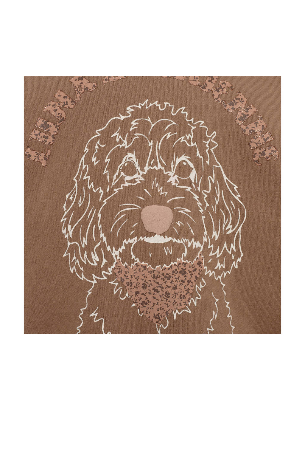 Sofie Schnoor sweater met printopdruk bruin