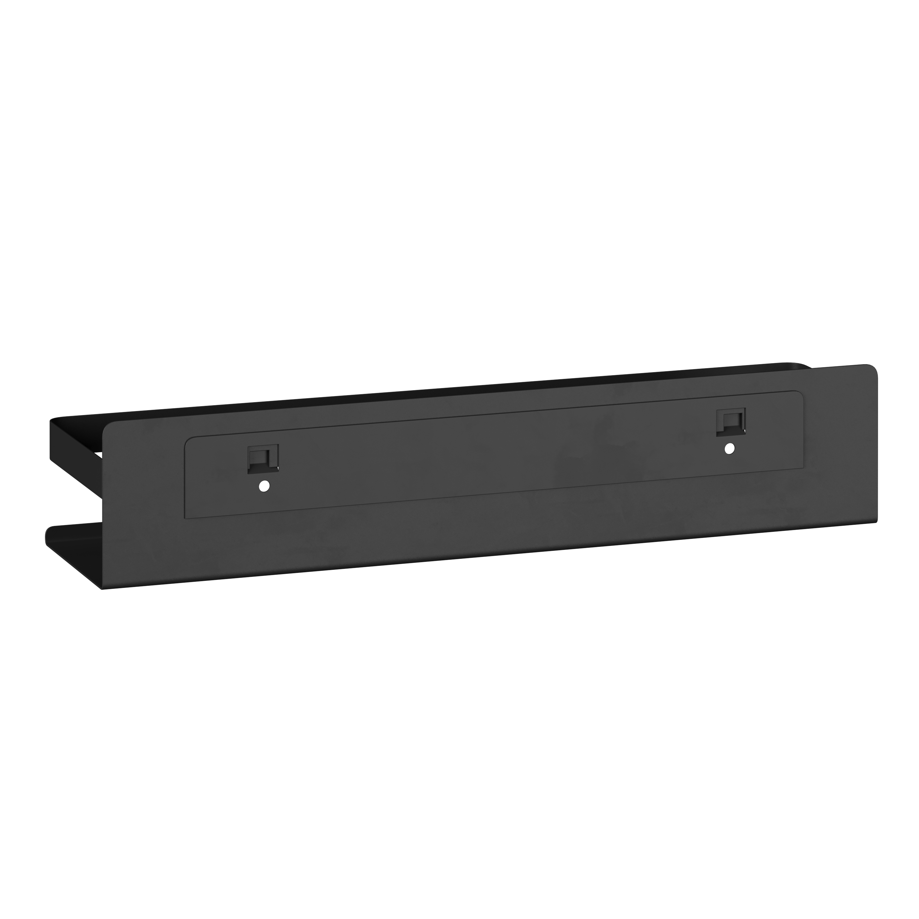 Gewürzregal Wandregal 40 cm schwarz