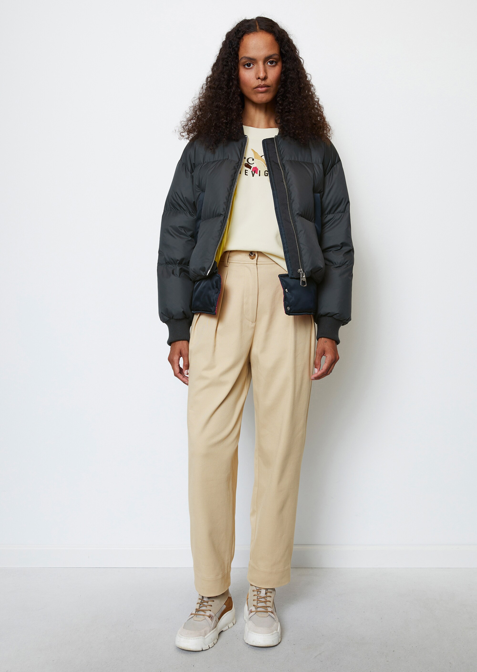 MO'P X CHEVIGNON Blouson-Daunenjacke regularmit abzippbarem Saum