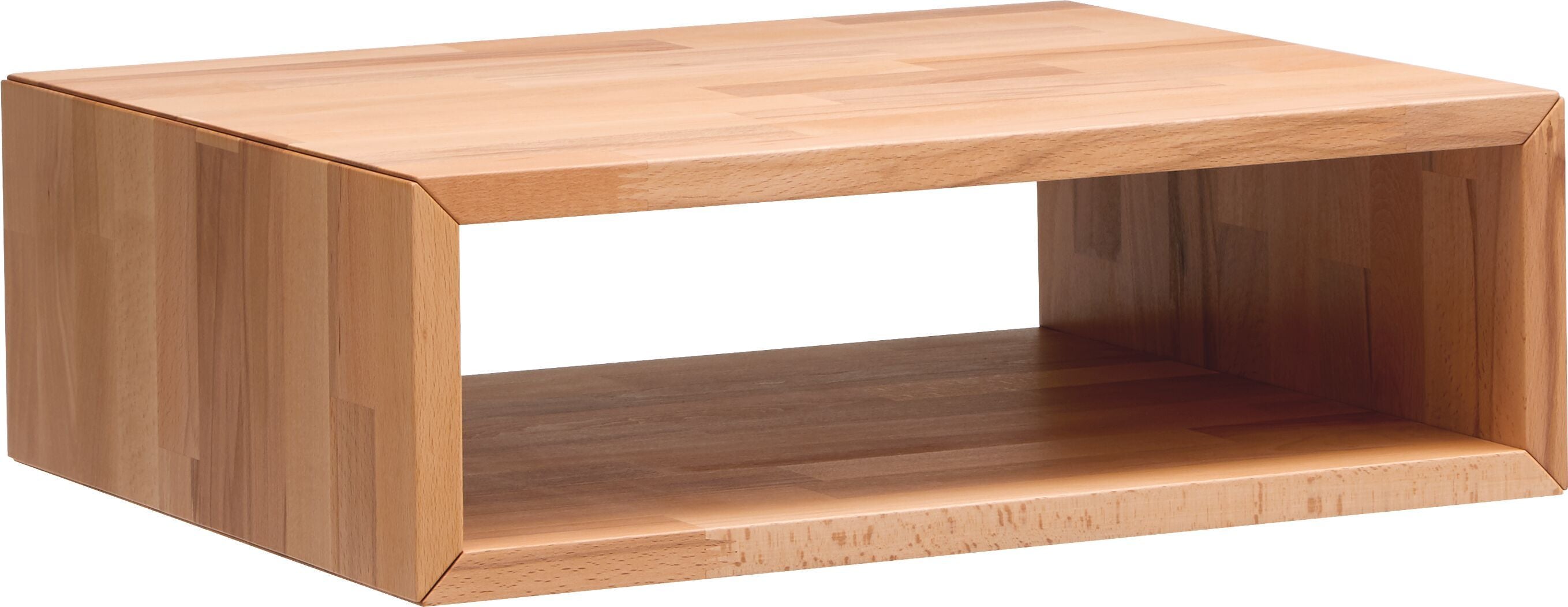 HASENA AKAI Nachttisch - Kernbuche natur geölt / B: 50.0 cm x T: 41.0 cm x H: 16.0 cm