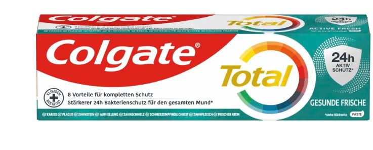 Colgate Zahnpasta Total Gesunde Frische 75ml MHD:30.4.25