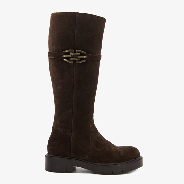 Harper leren dames boots bruin