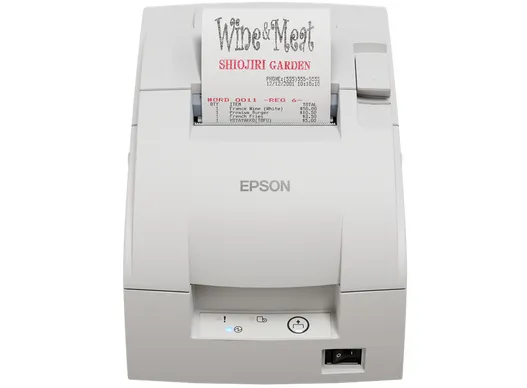 Epson TM U220IIB (101B0) - Kvitteringsprinter - to-farvet (monokrom) - dot-matrix - Rulle (7,6 cm) - 16 cpi - 9 pin - op til 8.8 linier/sek. - USB 2.0 - skærer - cool white