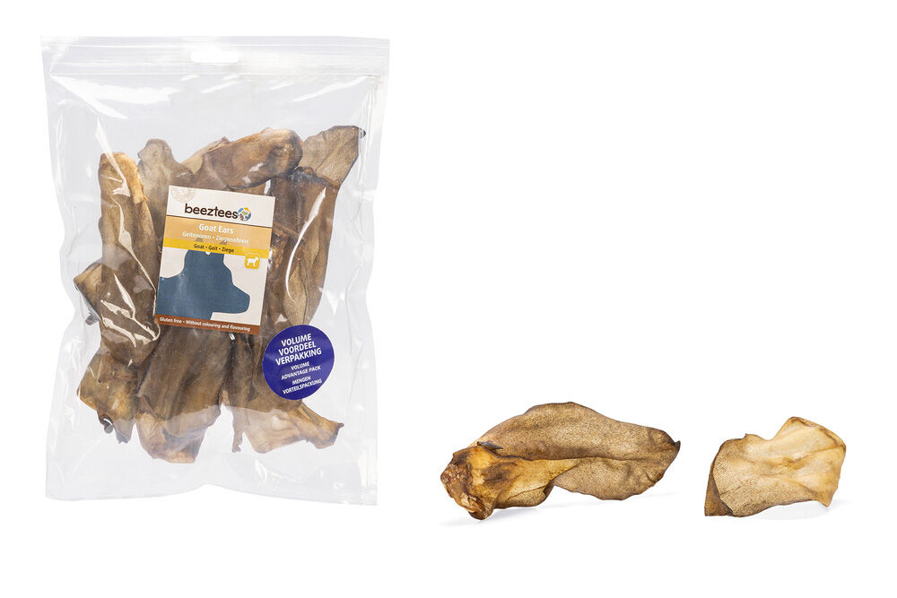 Beeztees Geitenoren - Hondensnack - 125 Gram - geit