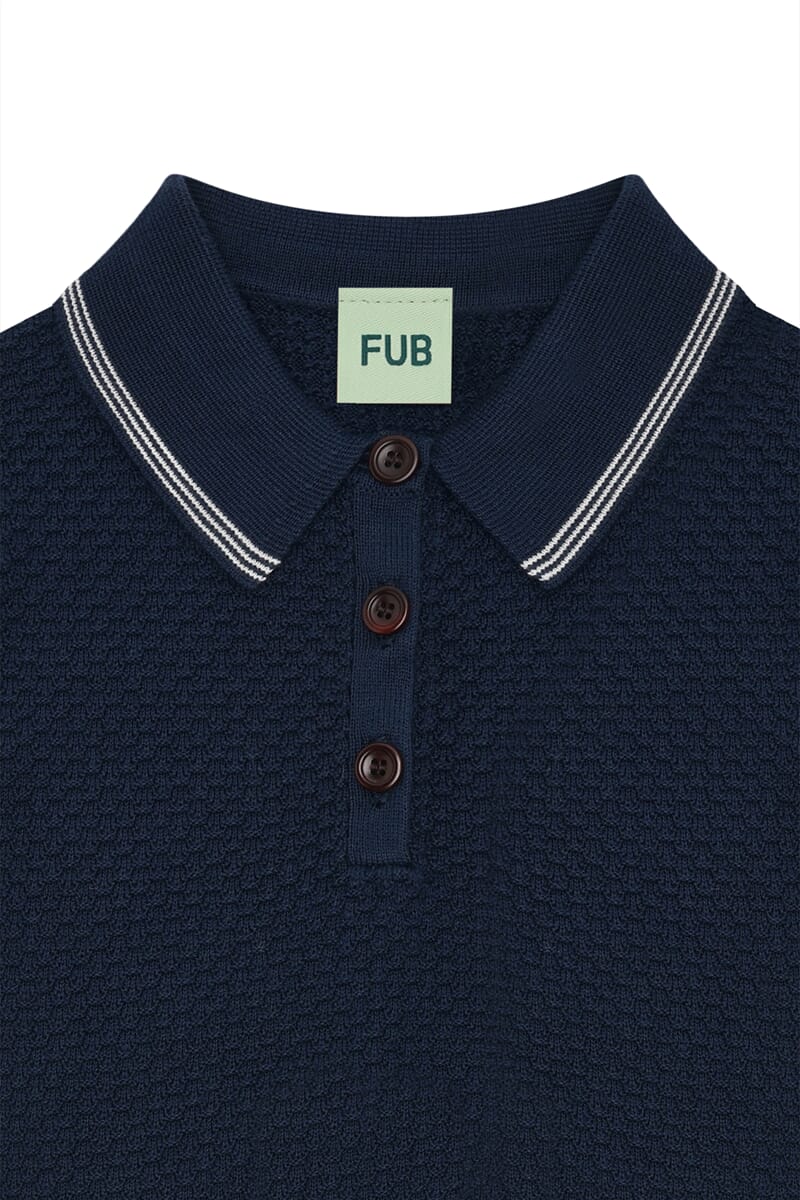 Pique Polo dark navy - Fub - Rumpetroll