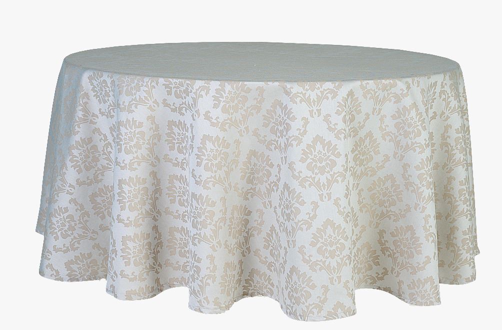 Belagt duk beige - 140x350 cm