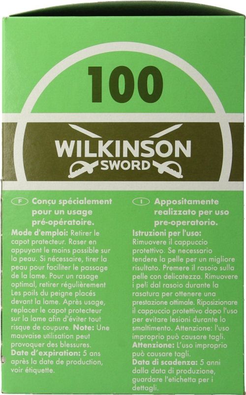 Wilkinson Sword wegwerpscheermesjes - enkel mesje