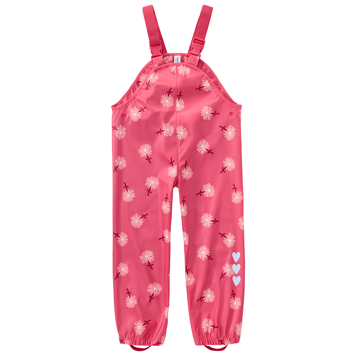 Topolino Mädchen Regenhose mit Blumen-Allover pink