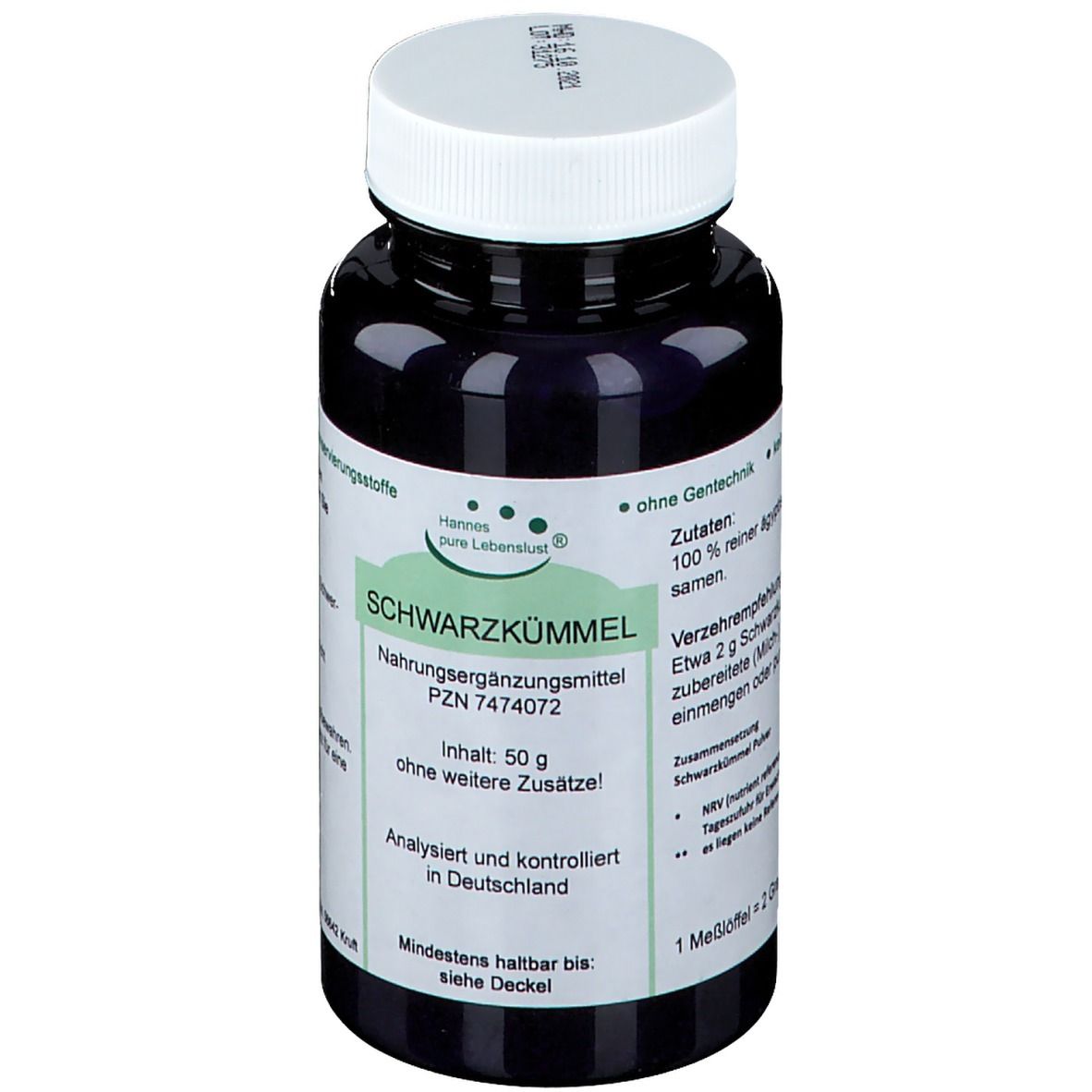 Hannes pure Lebenslust® SCHWARZKÜMMEL