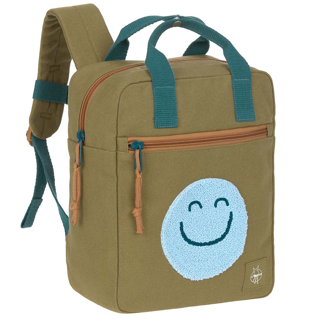 lässig kleuterrugzak small gots olive - 26 cm