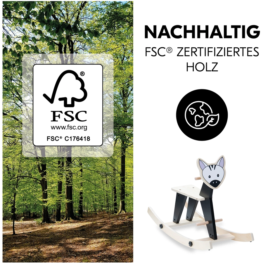 hauck Schaukeltier Rock N Swing Zebra