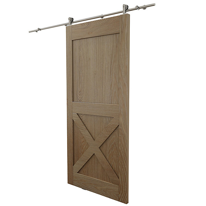 Système coulissant 1 pour porte en bois