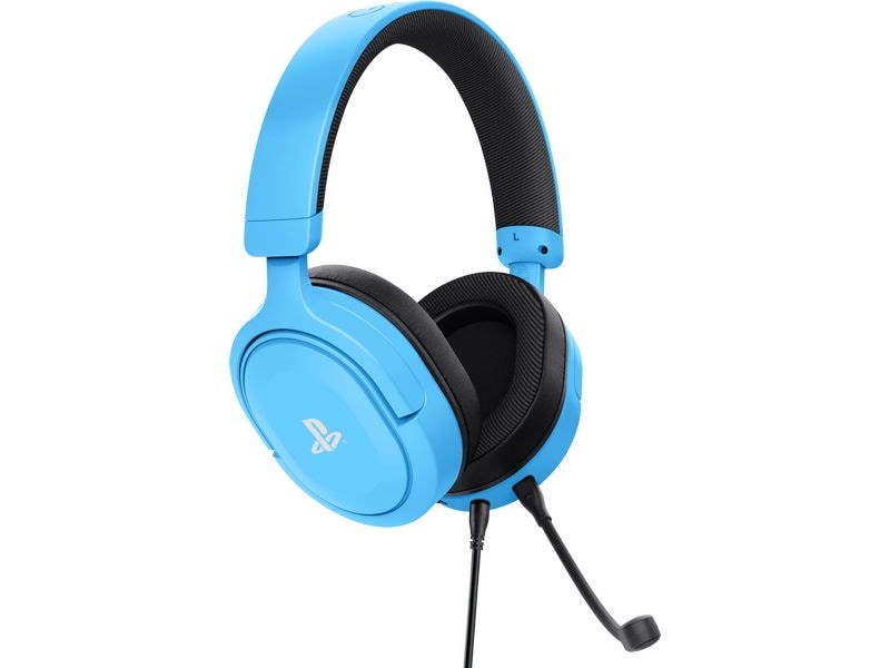Trust Headset GXT498B Forta Blau/Schwarz Gaming-Headset für die Playstation 5