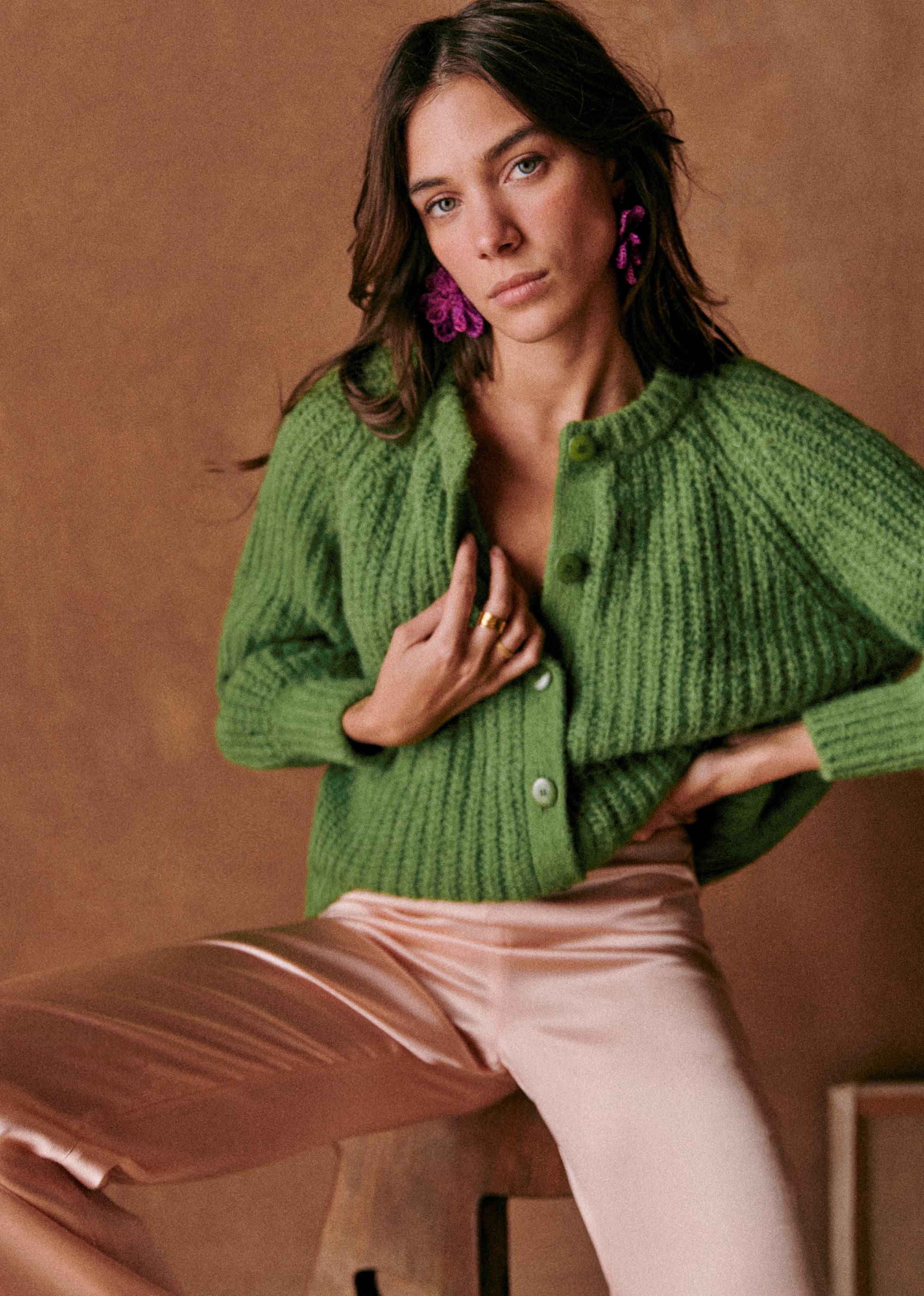Gilet Emile - Vert Prairie - E-SHOP/MAILLE 5905405