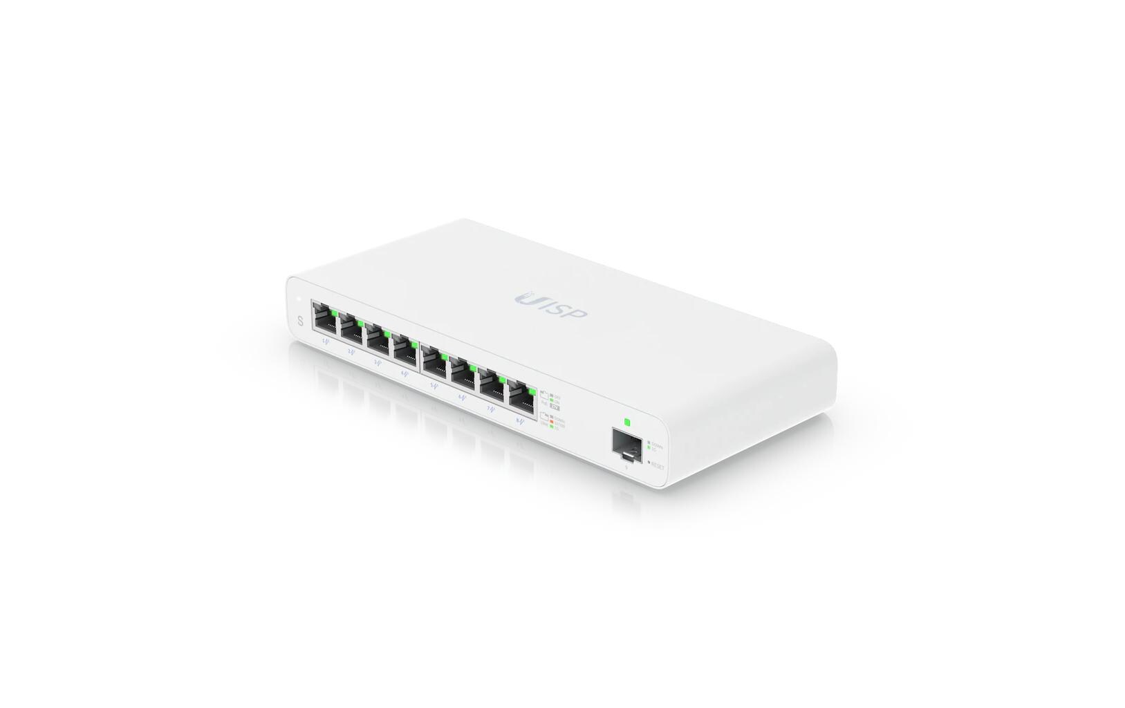 UISP-S passiv PoE-Switch ISP/WISP 9 Port<br>UISP Switch, Gigabit-PoE-Switch für MicroPoP-Anwendungen.