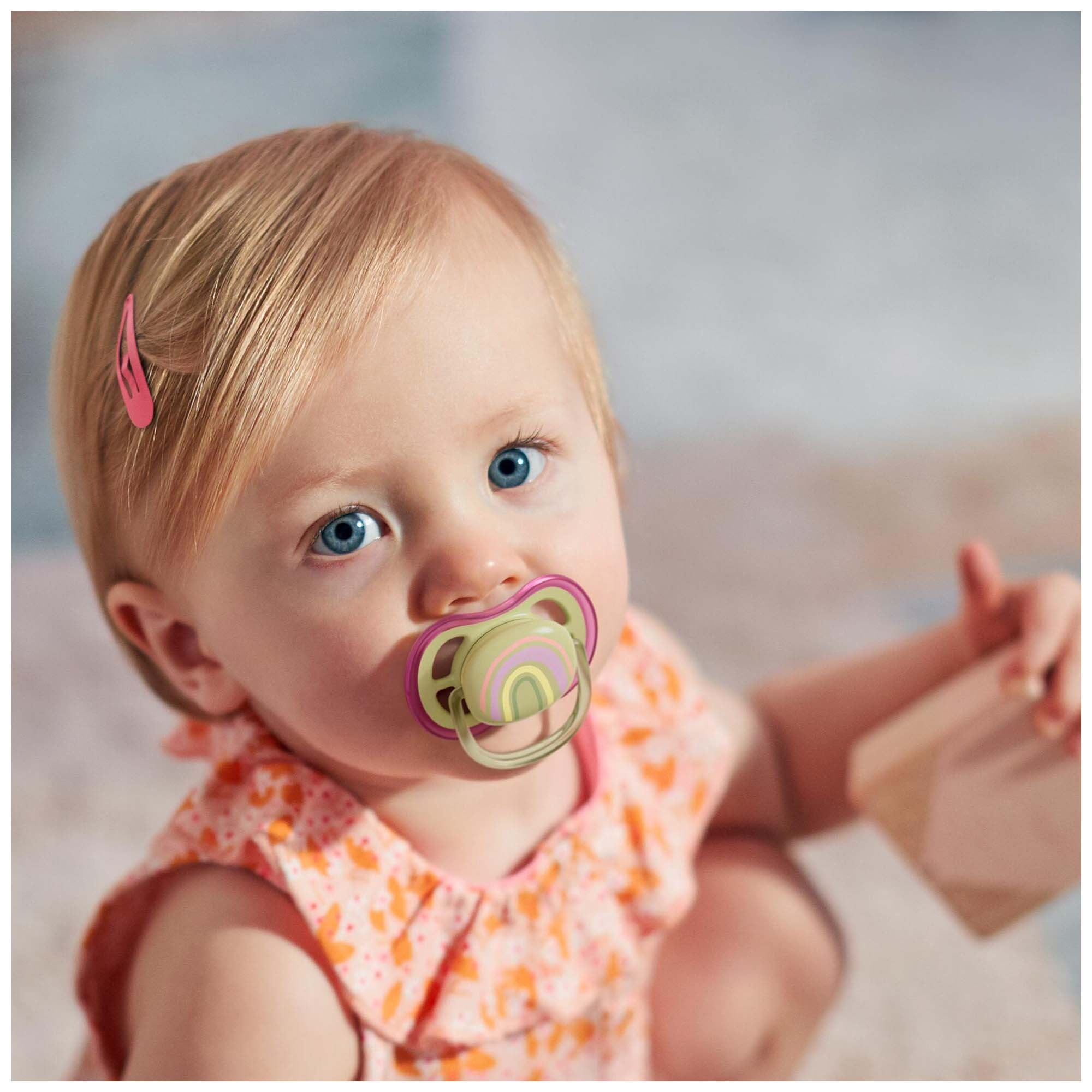 Philips Avent Ultra Air fopspeen 0-6 mnd 2-pack paars