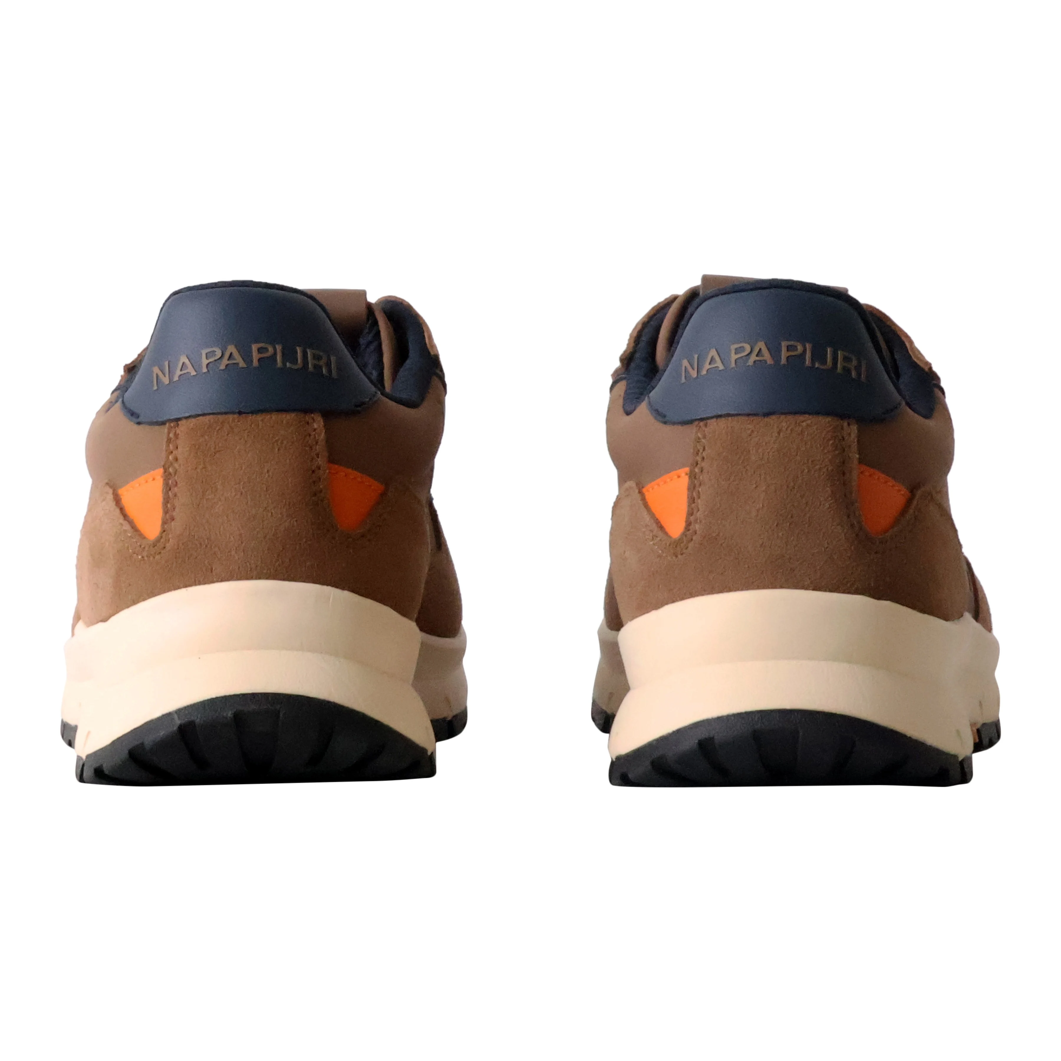 Baskets basses en cuir | Marron