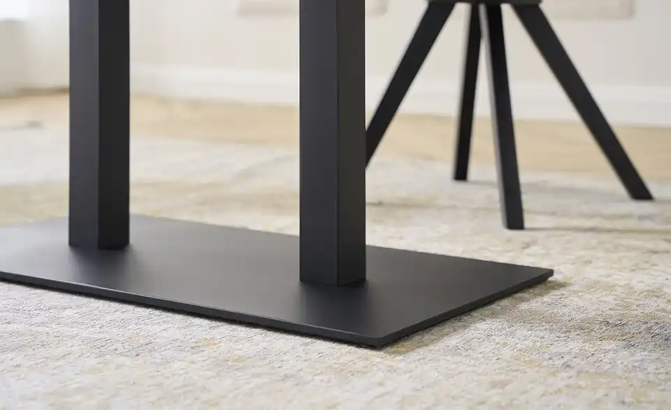 Kulissentisch ausziehbar Quadrato Asteiche (Nachbildung)/ 120 cm