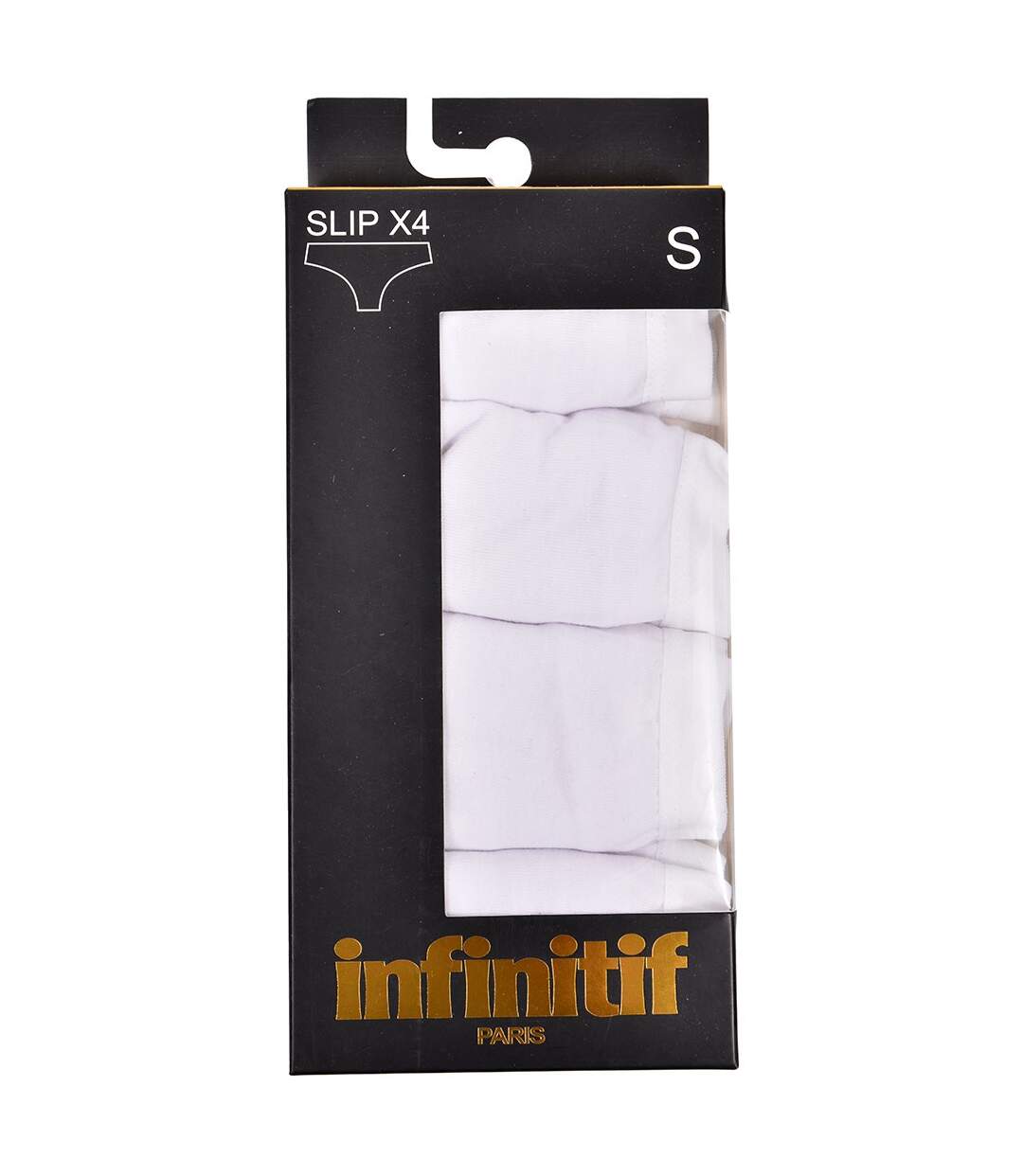 Culottes Femme INFINITIF Pack de 4 Culottes Blanches 0490