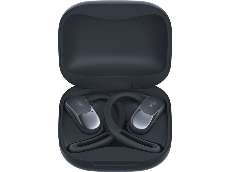Shokz Wireless In-Ear-Kopfhörer OpenFit Air Schwarz Open-Ear-Sportkopfhörer