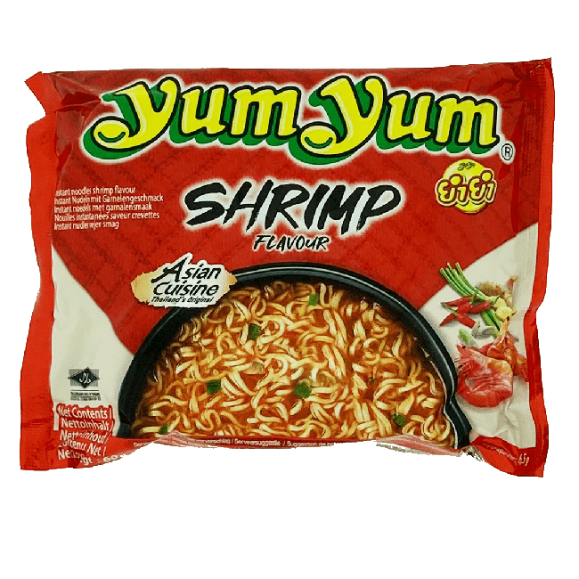 Yum Yum Instant Noedel met Garnalen Smaak 60g