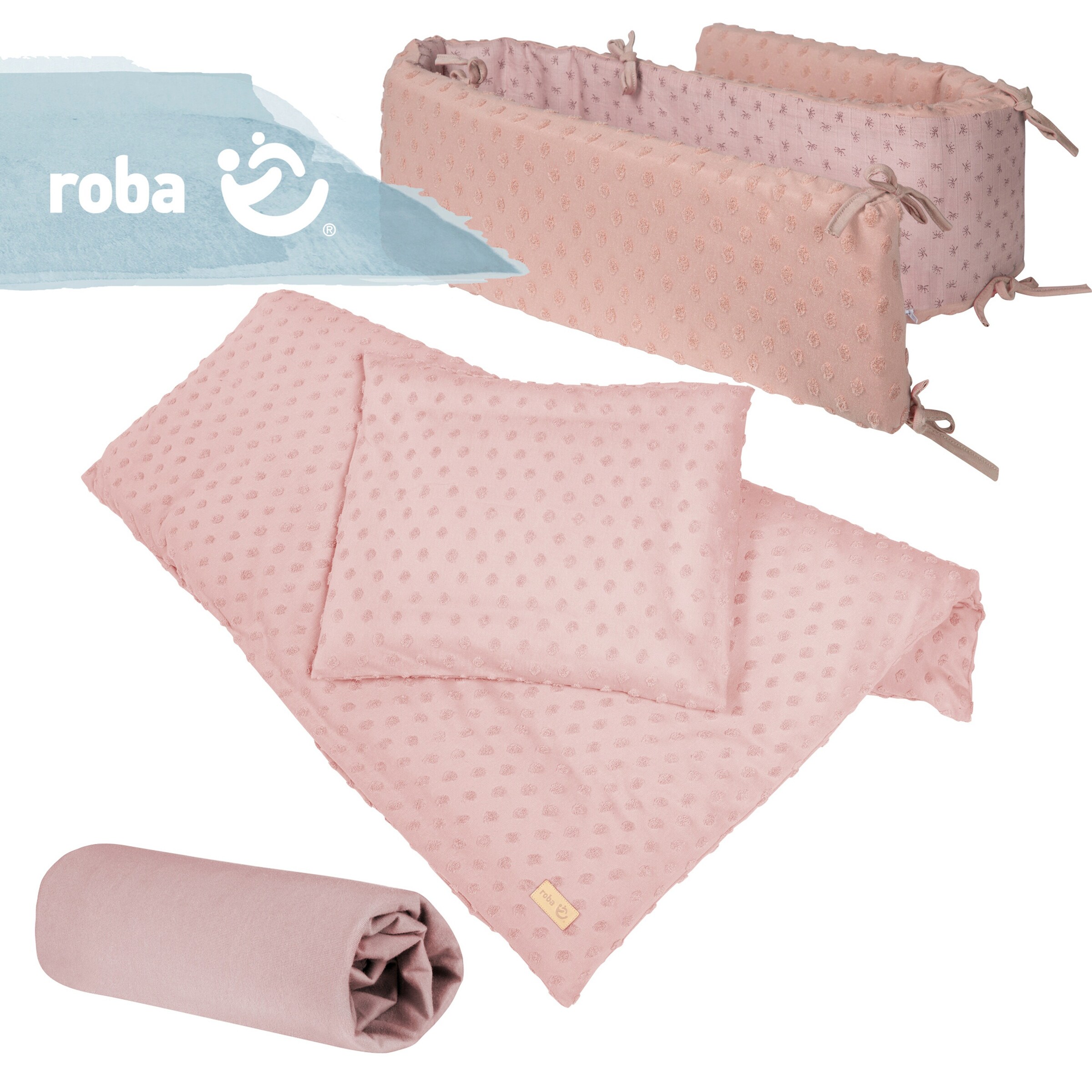 roba Geschenkset BIO-Jersey Schlafen groß Lil Planet rosa