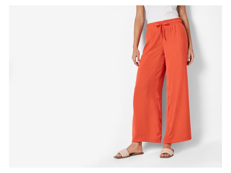 Satijnen dames broek