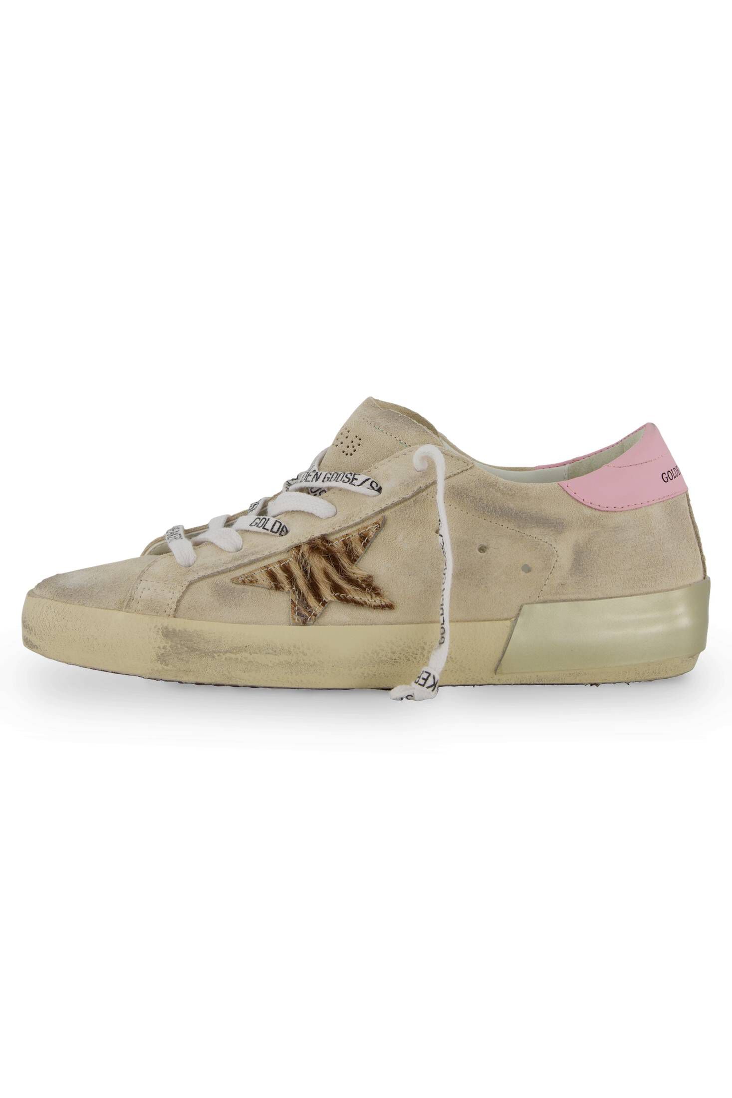 Golden Goose| Damen Sneaker SUPER STAR SUEDE ZEBRA STAR