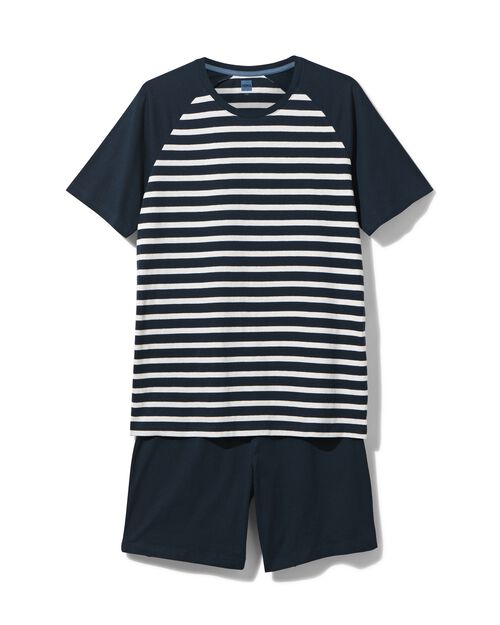 pyjacourt homme rayure bleu foncé