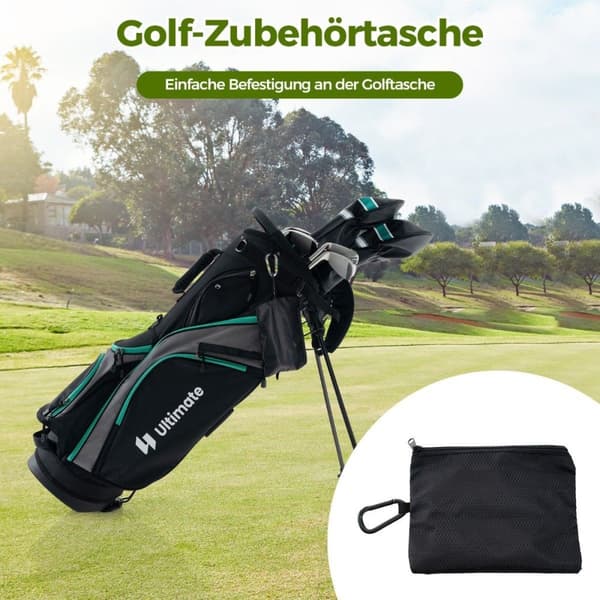 Komplett golfgavesett for menn Golftilbehør Sett med 3 golfballer Golfgave i gaveeske