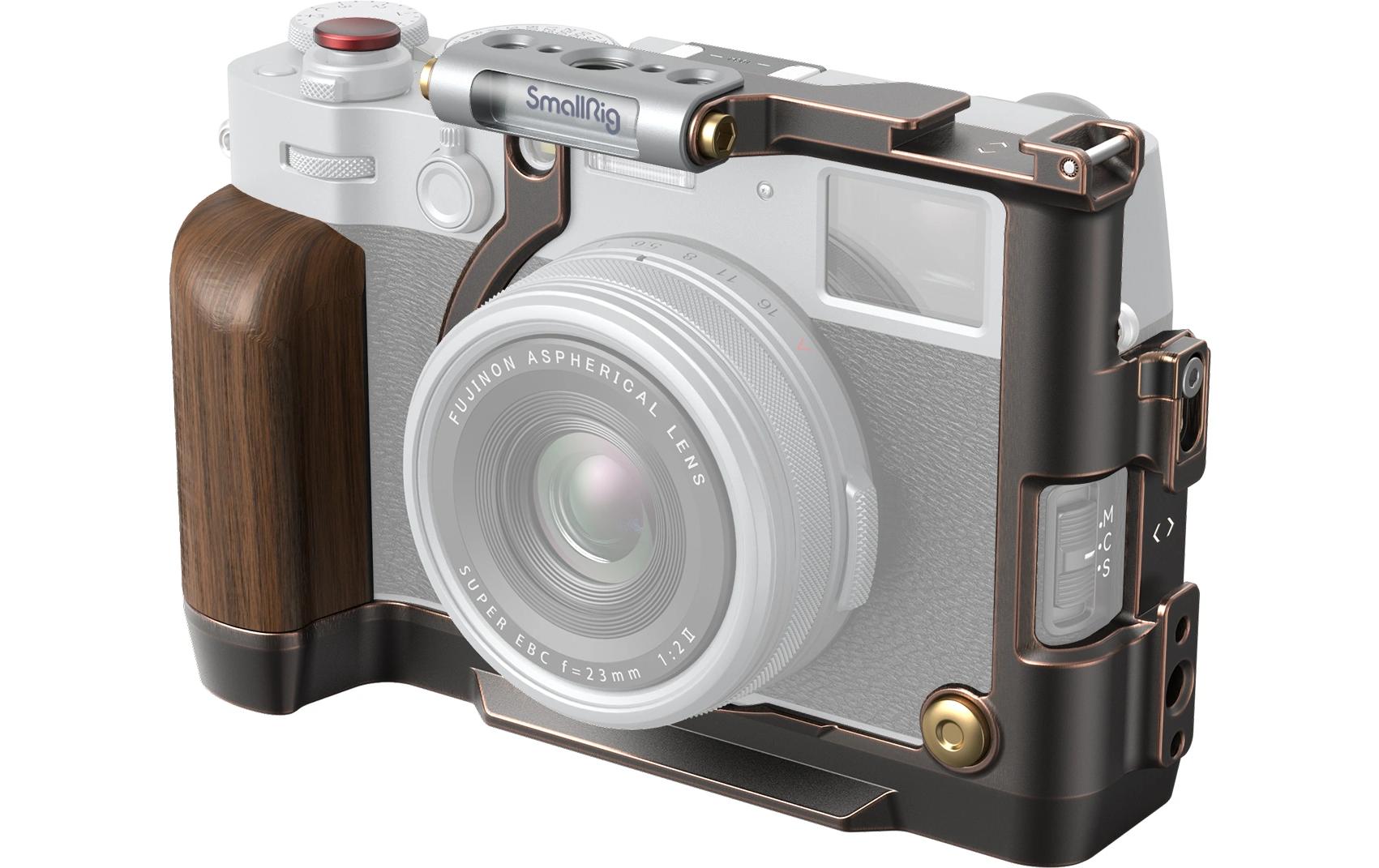 Cage «Retro» für FUJIFILM X100VI<br>Bietet eine schützende Panzerung und verbessert die Funktionalität der Kamera