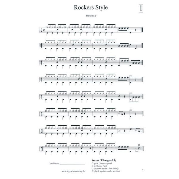 HeBu Musikverlag Reggae Drumming