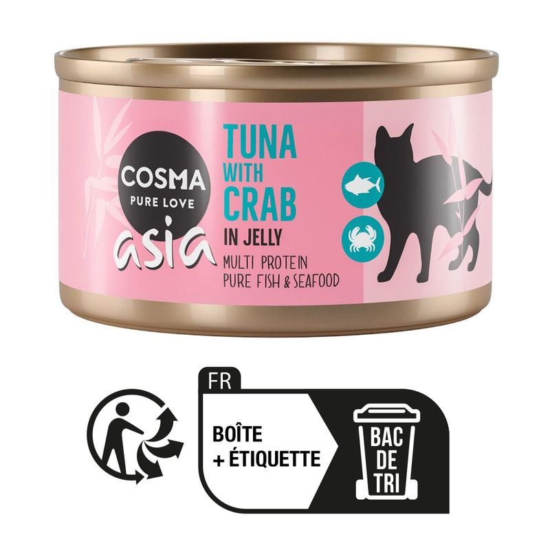 Lot Cosma Asia en gelée 12 x 85 g